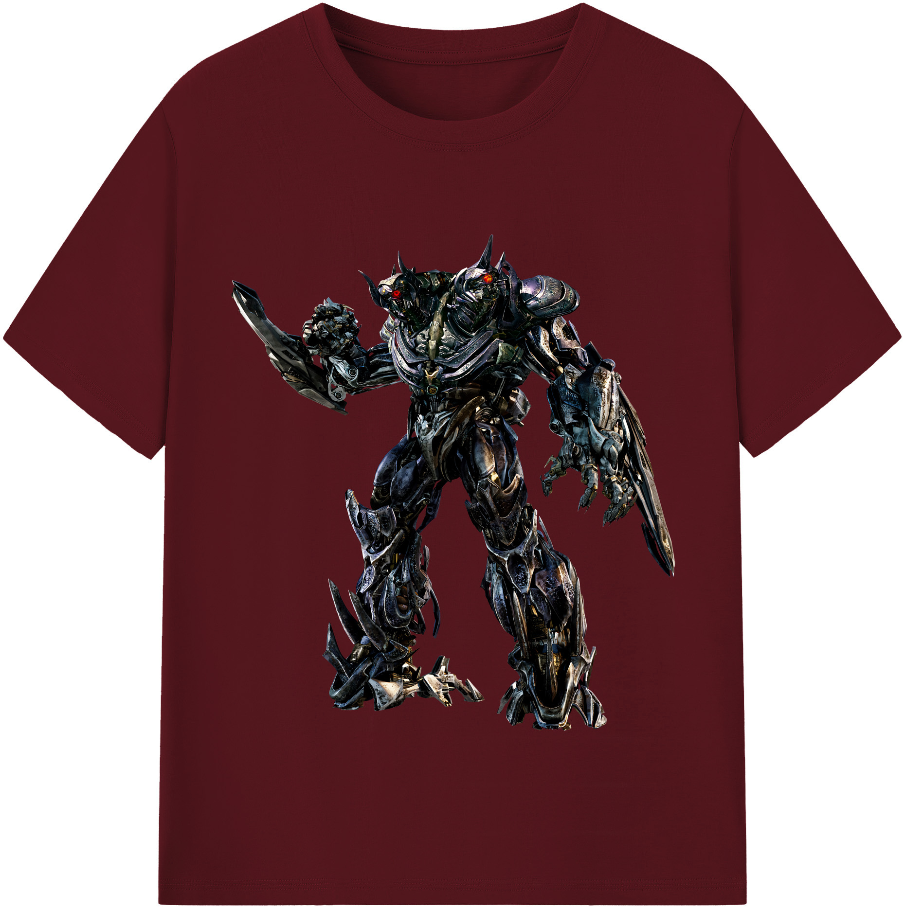 （画像用） Transformers トランスフォーマー 綿100％半袖Tシャツ（フロントプリント）